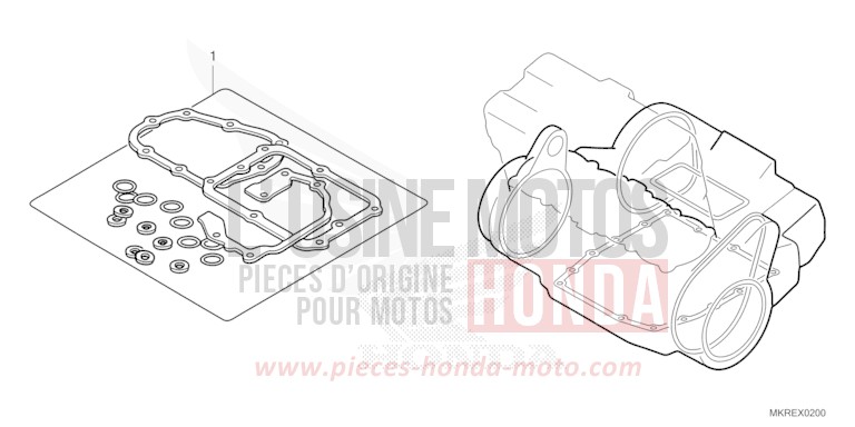 DICHTUNG SATZ B von CBR1000RR SP SP1 SP2 GRAND PRIX RED (R380) von 2024